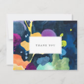 Modern, helder Abstract patroon Notitiekaartje (Voorkant)