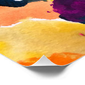 Modern, helder Abstract patroon Perfect Poster (Hoek)