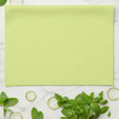 Modern helder groen theedoek (Gevouwen)