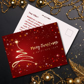 Modern & helder Vrolijk Kerst Briefkaart