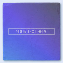 Modern helderblauw en Paarse gradiënt ombre