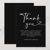 Modern Hello 30th Birthday  Bedankkaart (Voorkant / Achterkant)