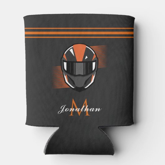 Modern Helmet Racing Motorcross - Aangepaste naam  Blikjeskoeler (Achterkant)