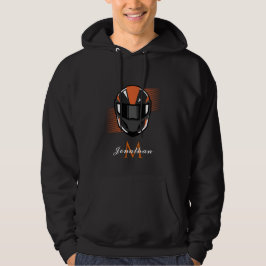 Modern Helmet Racing Motorcross - Aangepaste naam  Hoodie