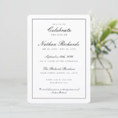 Modern Herdenkingsdienst Funeral Programma (Staand voorkant)