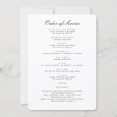 Modern Herdenkingsdienst Funeral Programma (Achterkant)
