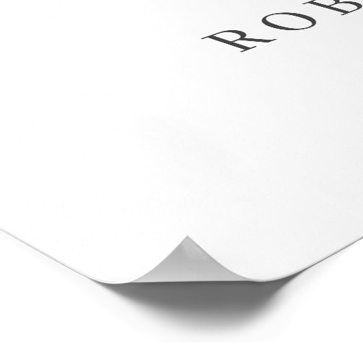 Modern Herdenkingsfoto Bord Poster (Hoek)