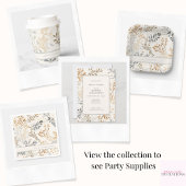 Modern Herfst gebladerte Papieren Bekers