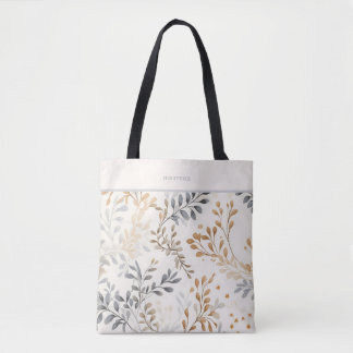Modern Herfst gebladerte Tote Bag