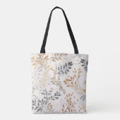 Modern Herfst gebladerte Tote Bag (Achterkant)