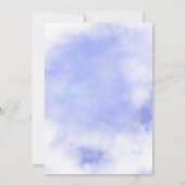 Modern herfst herfst blauw pompoen jongen baby sho kaart (Achterkant)