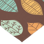 Modern Herfst Leaf Pattern Lange Tafelloper (Hoek)