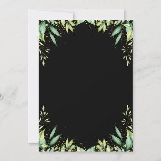 Modern herfst Little Pumpkin First Birthday Kaart (Achterkant)