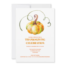 Modern Herfst najaar Thanksgiving pomkin