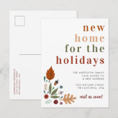 Modern Herfst najaar Thanksgiving vakantiebeweging Aankondigingskaart (Voorkant / Achterkant)