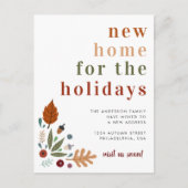 Modern Herfst najaar Thanksgiving vakantiebeweging Aankondigingskaart (Voorkant)