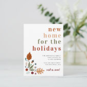 Modern Herfst najaar Thanksgiving vakantiebeweging Aankondigingskaart (Staand voorkant)