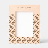 Modern herhalingspatroon gegraveerde lijstjes (Voorkant)