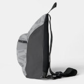 Modern Herhalingspatroon Grijs Sling Bag (Rechts)