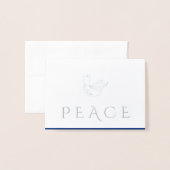 Modern Heritage Dove Folie vakantiefoto Kaarten (Voorkant met envelop)