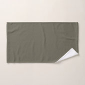 Modern Heritage Effen Houtskool Olijf Bad Handdoek (Handdoek)