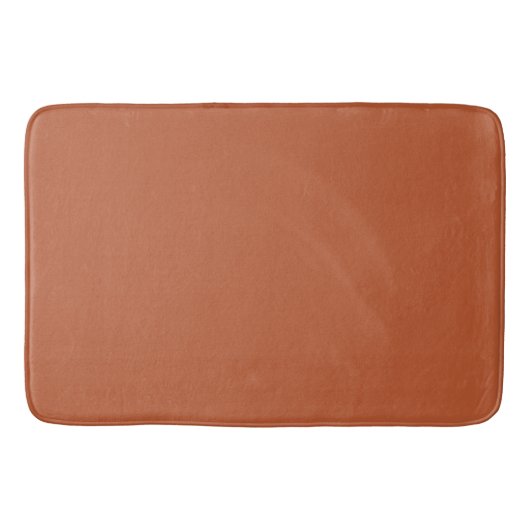 Modern Heritage Solid Rich Terracotta Badmat (Voorkant)