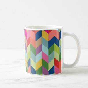 Modern Herringbone Pattern Koffiemok