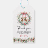 Modern Herten Kerst Baby shower Favor Gift Labels Cadeaulabel (Voorkant)