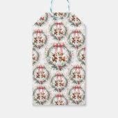 Modern Herten Kerst Baby shower Favor Gift Labels Cadeaulabel (Achterkant)