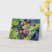 modern het fruitwenskaart van het kaart (Gele Bloem)