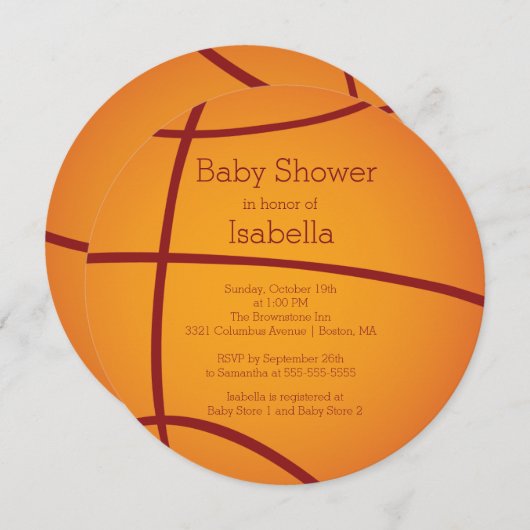 Modern het is een baby-honkbal babyschoeisel kaart (Voorkant / Achterkant)