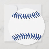 Modern het is een baby-honkbal babyschoeisel kaart (Achterkant)