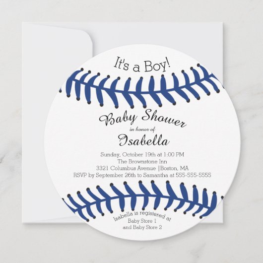 Modern het is een baby-honkbal babyschoeisel kaart (Voorkant)