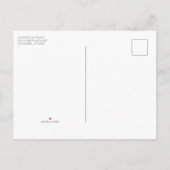 Modern Het is een Girl Geometric Pattern Baby show Uitnodiging Briefkaart (Achterkant)