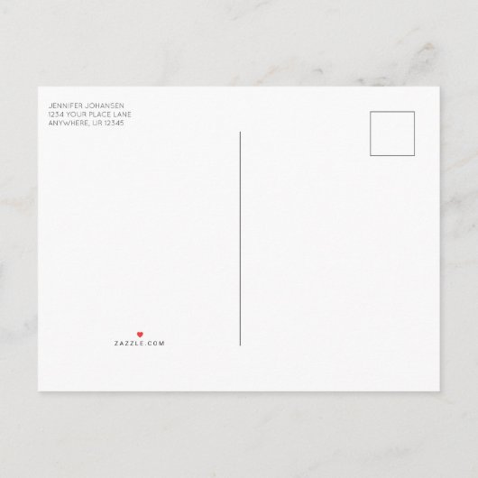 Modern Het is een Girl Geometric Pattern Baby show Uitnodiging Briefkaart (Achterkant)