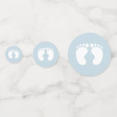 Modern Het is een jongen baby shower blauw Confetti (Voorkanten)