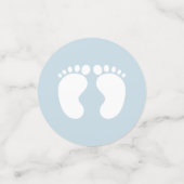 Modern Het is een jongen baby shower blauw Confetti (Kleine voorkant)