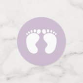 Modern Het is een meisje baby shower schattig paar Confetti (Kleine voorkant)