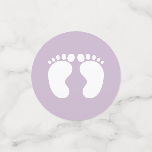 Modern Het is een meisje baby shower schattig paar Confetti (Kleine voorkant)