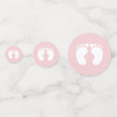 Modern Het is een meisje baby shower schattig stof Confetti (Voorkanten)