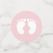 Modern Het is een meisje baby shower schattig stof Confetti (Kleine voorkant)