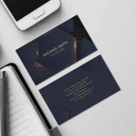 Modern Hi-tech Hexagonal Visitekaartje