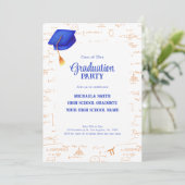 Modern High School Afstuderen Wiskunde Afstuderen Kaart (Staand voorkant)