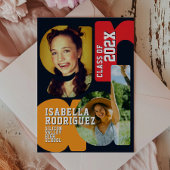 Modern High School Graduation Invitation Kaart