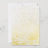 Modern hij of zij goud zwart Japans geslacht onthu Kaart (Achterkant)