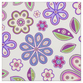 Modern Hippie Floral Pattern | Botanisch Stof (Swatch)
