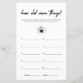 Modern hoe oud waren ze Vrijgezellenfeest spel (Voorkant)