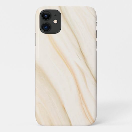 modern Hoesje met bruine golfmarmer Barely (Achterkant)