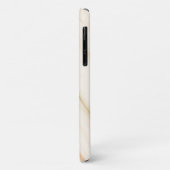modern Hoesje met bruine golfmarmer Barely (Achterkant/links)