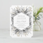 Modern Holiday Bridal Shower Kaart (Staand voorkant)